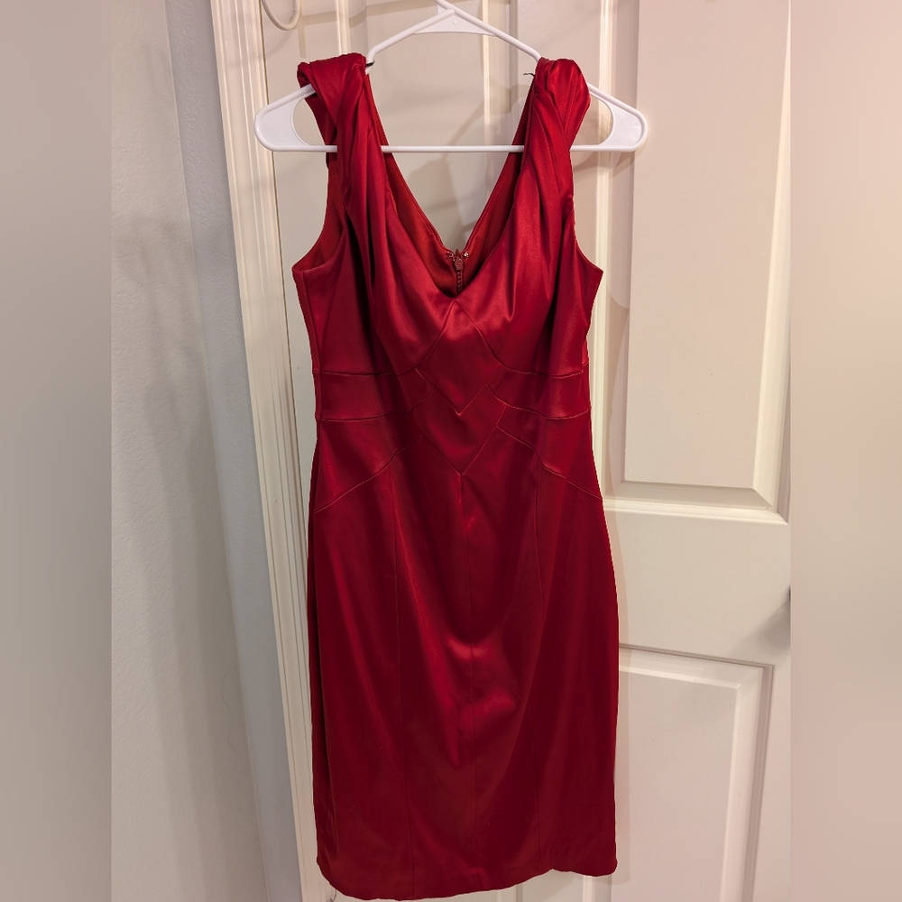 dressbarn Chic Red Mini Dress